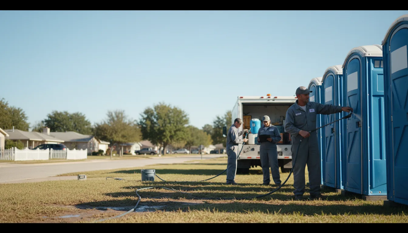 Long-Term Portable Toilet Rental in Little Rock Air Force Base, AR near me